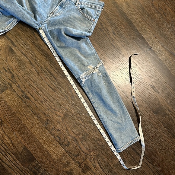 Agolde Toni Pristine Blue Mid Rise Straight Leg Jeans Women’s Size 26 - Picture 9 of 12